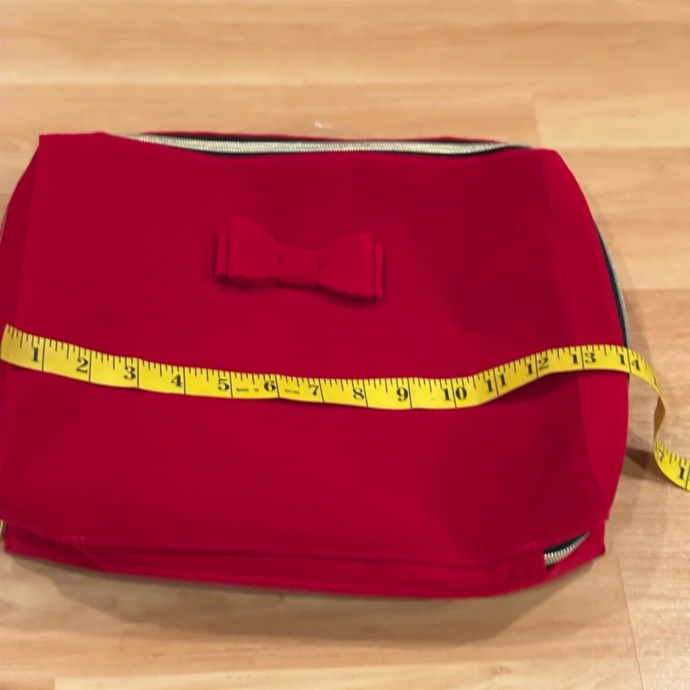 Estee Lauder Large  Red Bow Makeup Bag‎